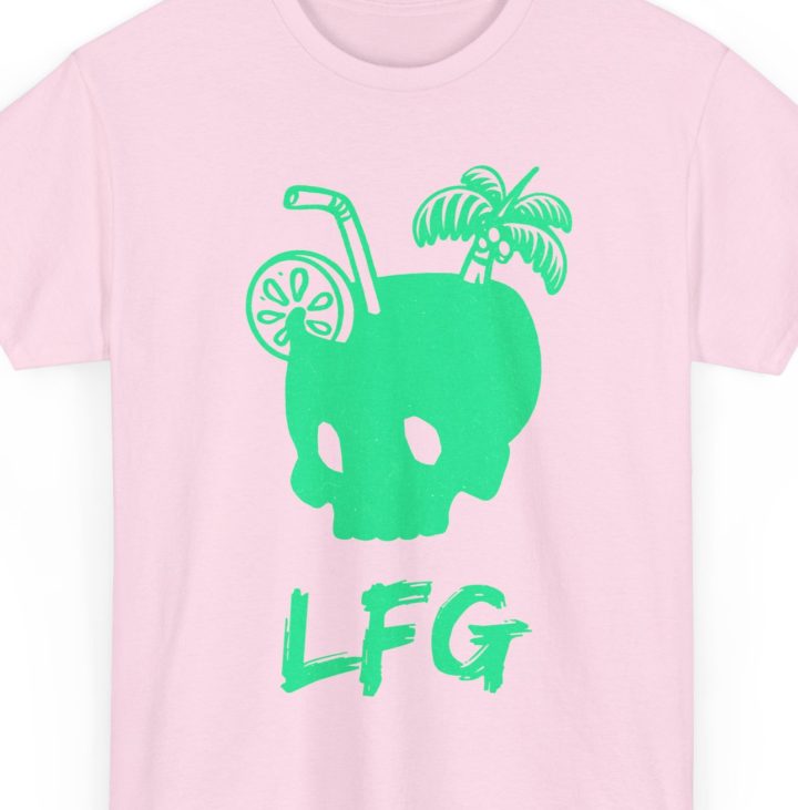 Let's Fucking Go, LFG Cocktail Skull Party Shirt