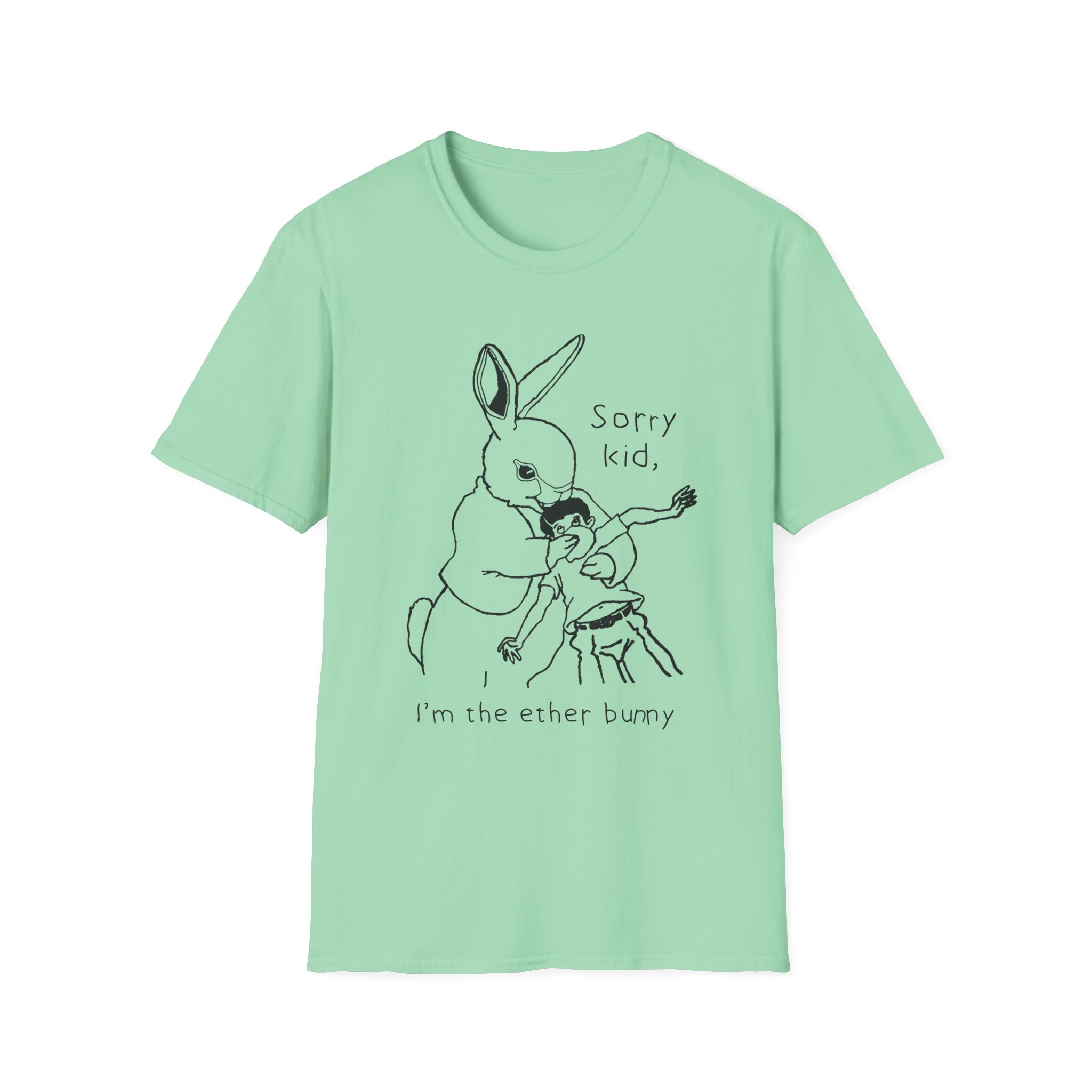 "Sorry Kid, I'm The Ether Bunny" Shirt - Image 8