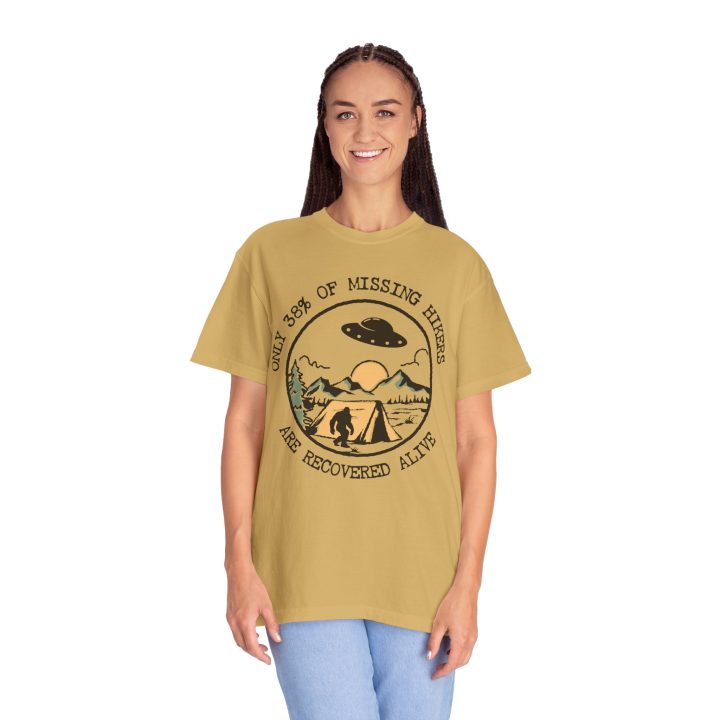 "Only 38% of Missing Hikers Are Recovered Alive" Hiking Shirt - Image 11