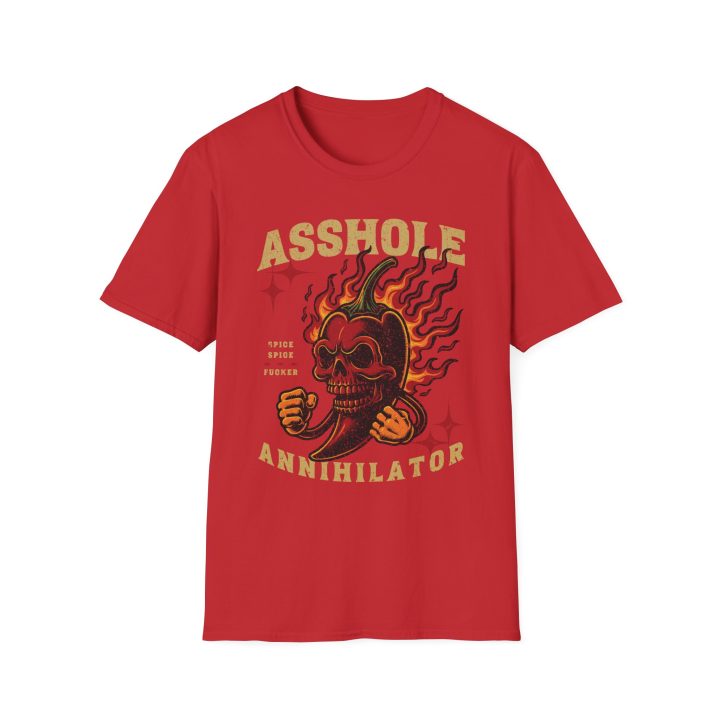 Alternative view of Asshole Annihilator, Chili Pepper Lover Shirt