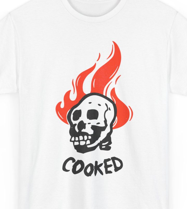 COOKED Flame Skeleton Shirt