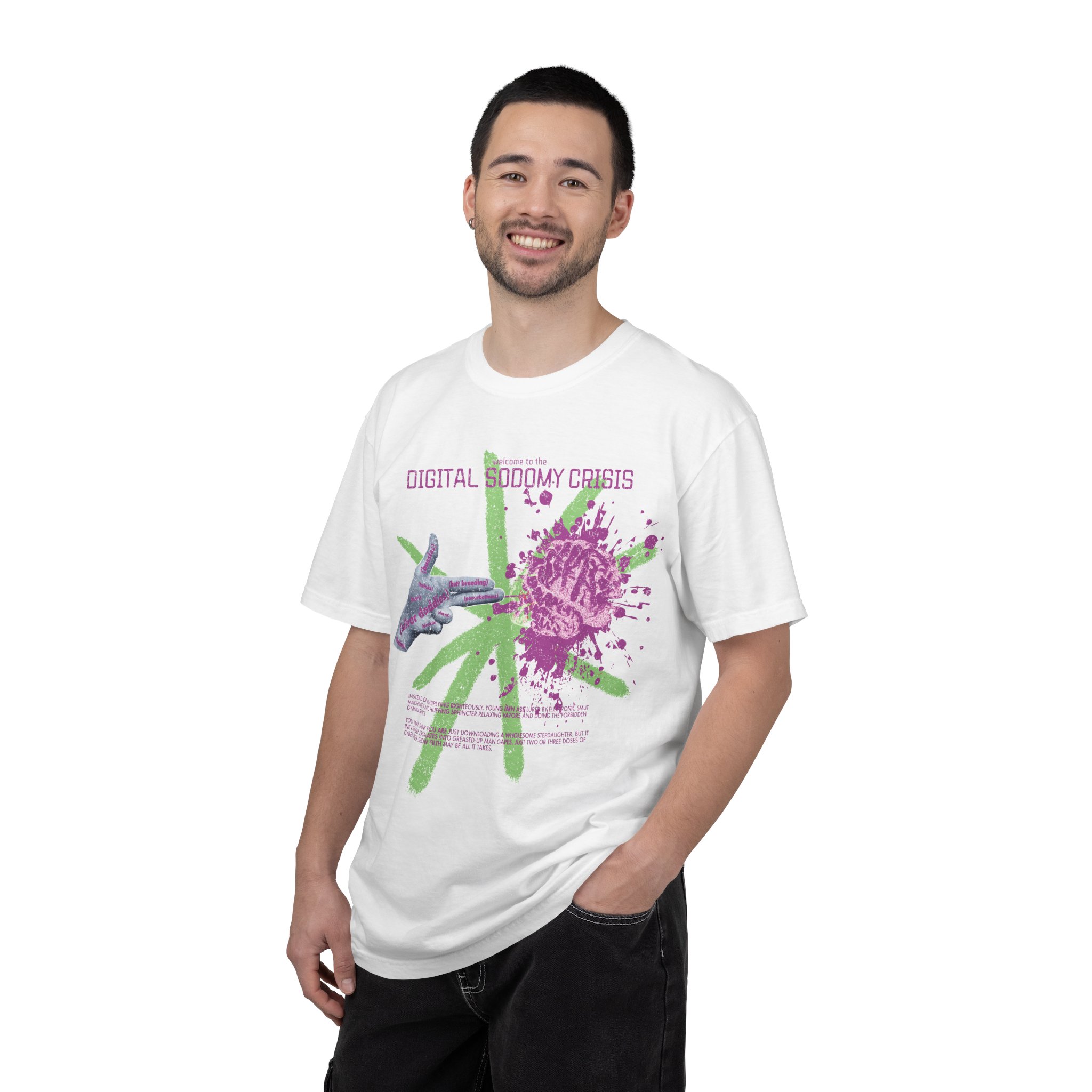 Digital Sodomy Crisis Anti-Porn Activism Shirt - Image 4