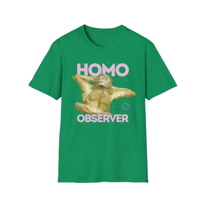 Alternative view of Homo Observer Orangutan Shirt
