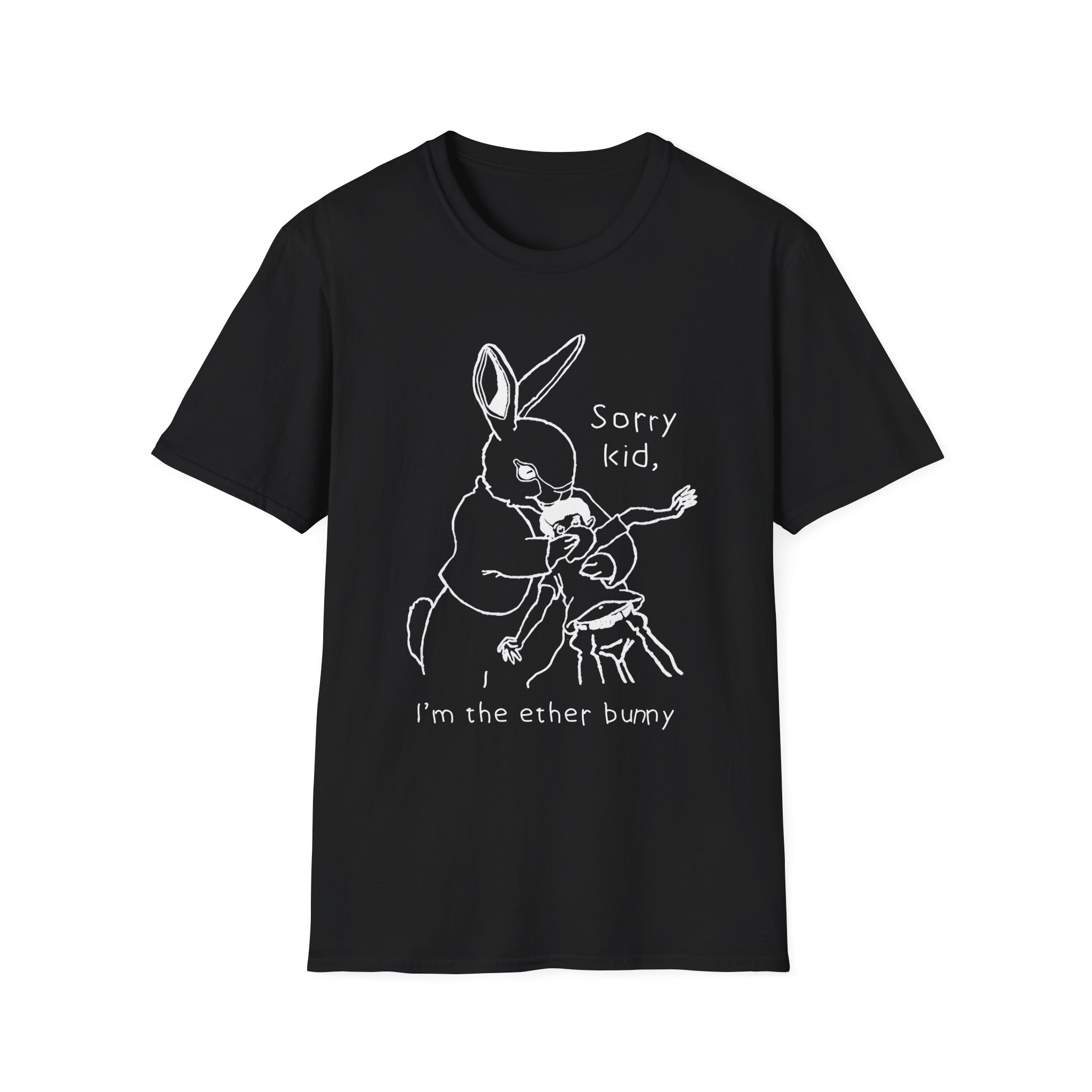 "Sorry Kid, I'm The Ether Bunny" Shirt - Image 2
