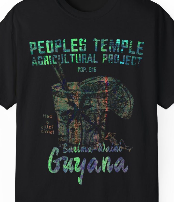 Jim Jones Jonestown Tourism Shirt (Tropical Dark Humor)
