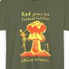 God Gives His Hardest Battles To His Silliest Soldiers Shirt