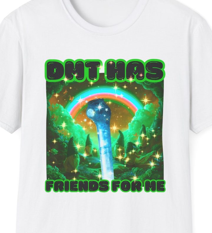 "DMT Has Friends For Me," DMT Machine Elf Shirt