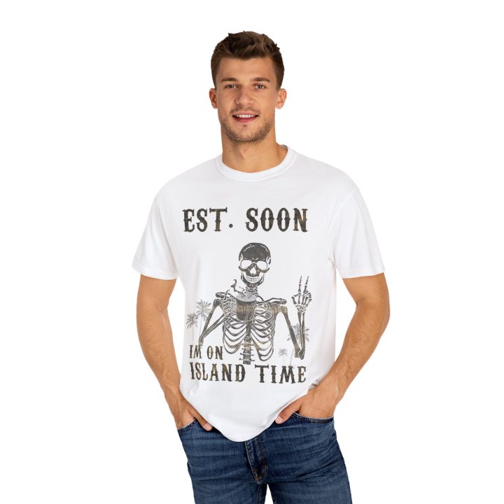 I'm On Island Time, Tropical Vibe & Laziness Shirt - Image 7