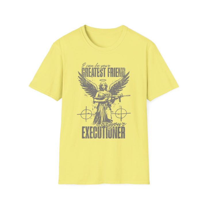 Alternative view of "I Can Be Your Greatest Friend...Or Your Executioner" Shirt (Edgelord Angelcore)
