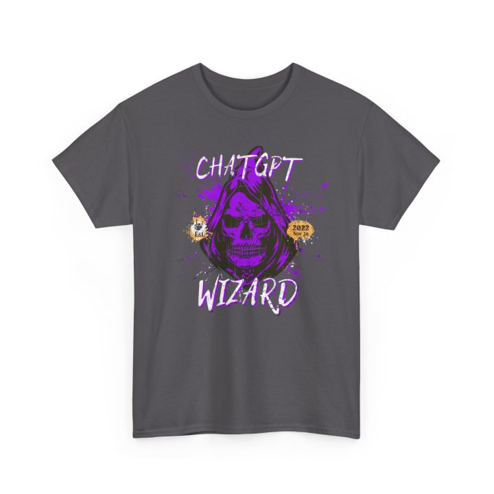 Alternative view of ChatGPT Wizard Shirt