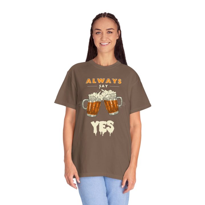 Always Say Yes To Beer Shirt - Image 9