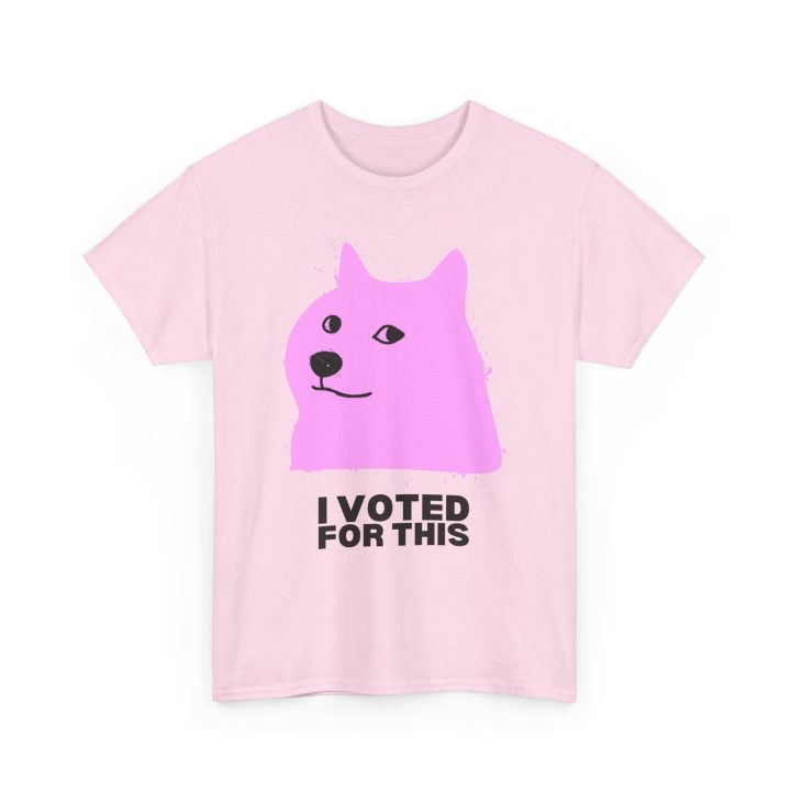 "I Voted For This," Shiba Inu Doge Shirt - Image 5