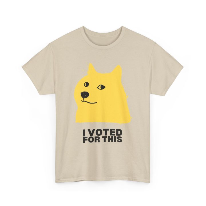 "I Voted For This," Shiba Inu Doge Shirt - Image 7