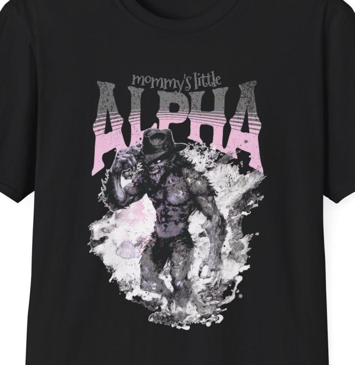 "Mommy's Little Alpha" Shirt (Fedora Werewolf Alpha Male)