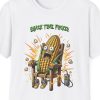 "Snack Time, Fucker" Shirt (Electrocuting Corn Cob)