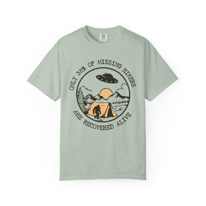 "Only 38% of Missing Hikers Are Recovered Alive" Hiking Shirt - Image 7