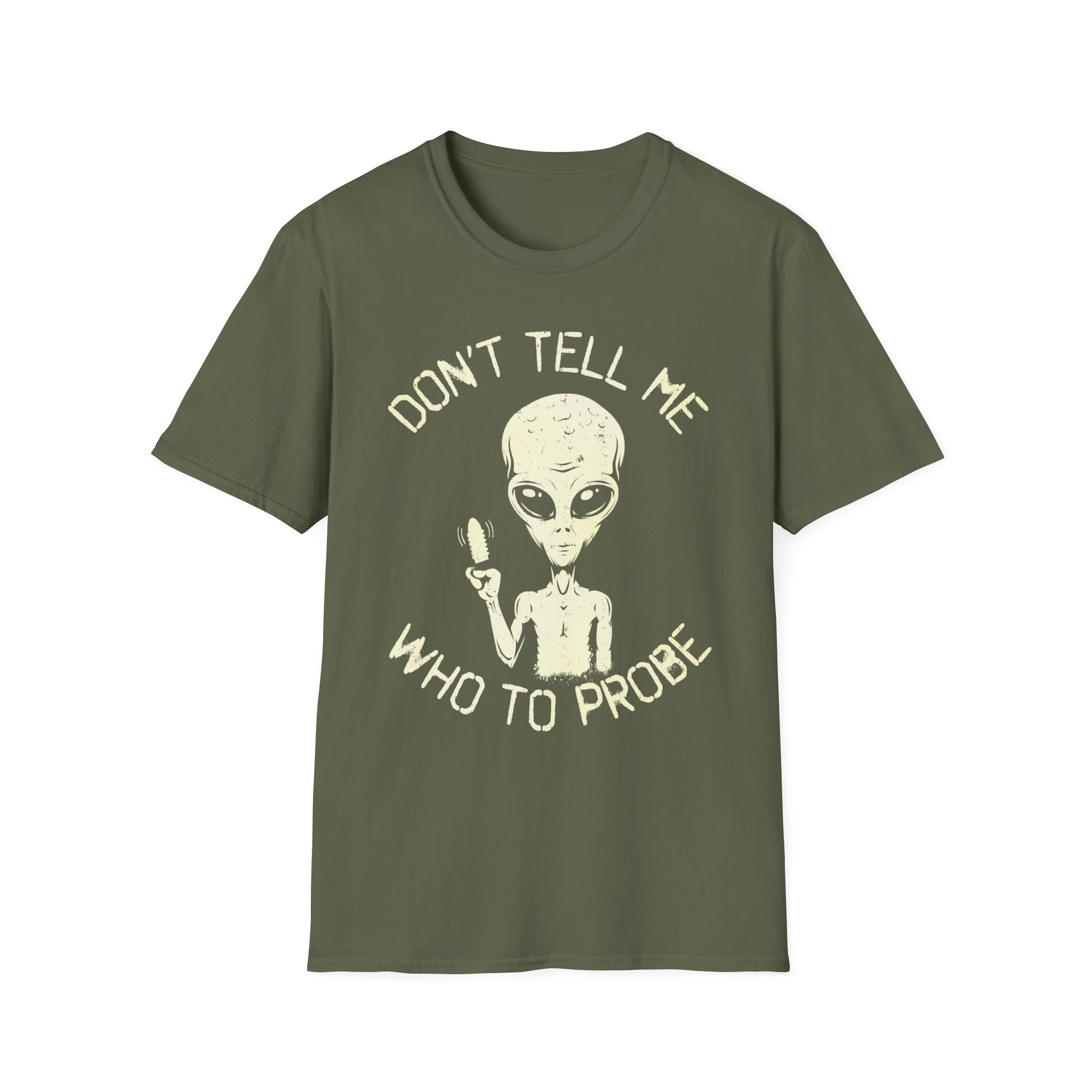 "Don't Tell Me Who To Probe," Vibrator Alien Shirt - Image 5