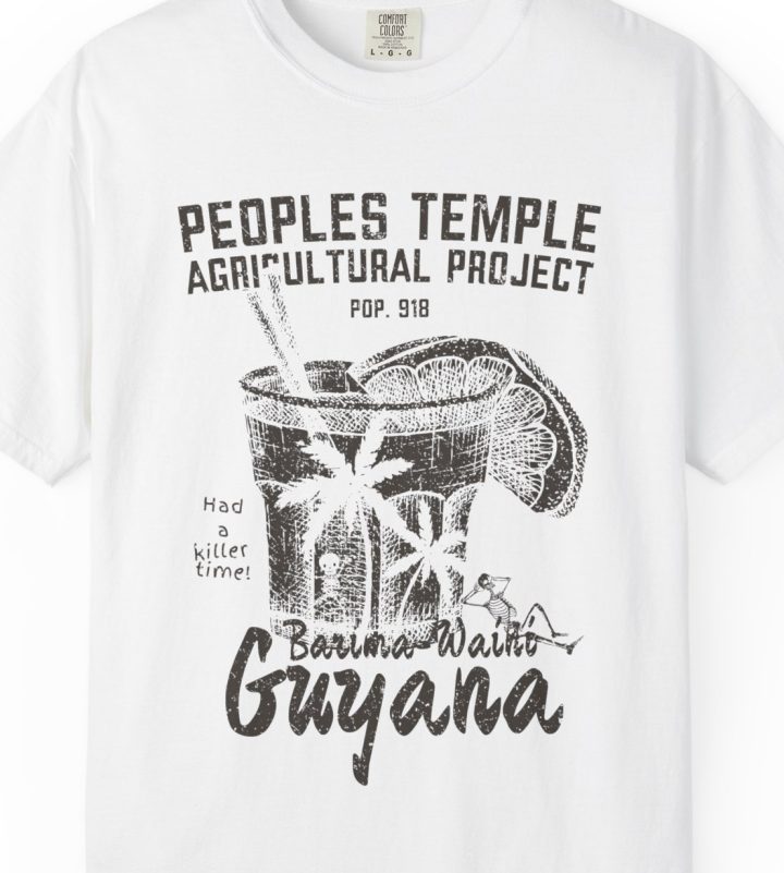 Jim Jones Jonestown Tourism Shirt (Tropical Dark Humor)